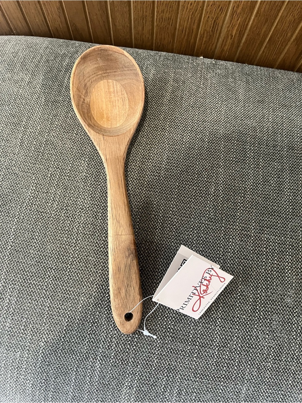Wooden Serving Spoon - Natural Brown